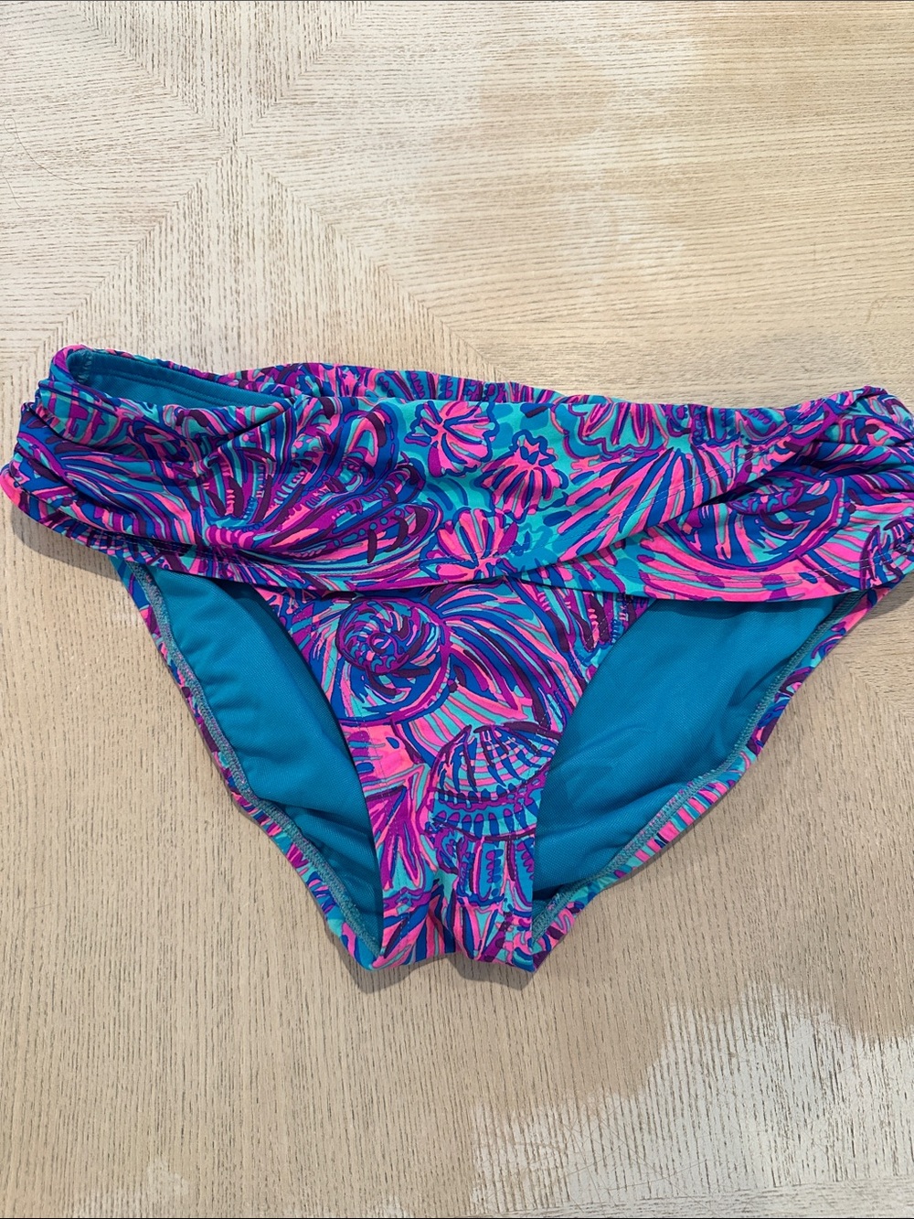 Lilly Pulitzer Teal, Pink & Purple Bikini Bottoms